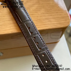 オメガ デ・ヴィル プレステージ 39.5mm RG/SS A+F 1:1 ベスト・エディション ホワイトダイアル RGマーカー ブラウンレザーストラップ A2500 - スーパークローンウォッチ｜1:1 ベスト・バージョン