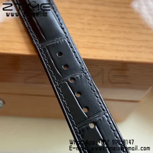OMEGA De Ville Prestige Orbis 424.13.40.20.03.003 39.5mm SS A+F 1:1 Best Edition Μπλε καντράν Ασημί δείκτες σε μπλε δερμάτινο λουράκι A2500 - Super Clone Watch | 1:1 Best Version