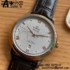 オメガ デ・ヴィル プレステージ 39.5mm RG/SS A+F 1:1 ベスト・エディション ホワイトダイヤモンド ダイアル RGマーカー ブラックレザーストラップ A2500 - スーパークローンウォッチ｜1:1 ベスト・バージョン