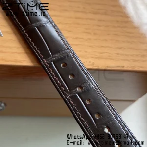 OMEGA De Ville Prestige 39.5mm RG/SS A+F 1:1 Best Edition Λευκό κοκκώδες καντράν YG Markers σε μαύρο δερμάτινο λουράκι A2500 - Super Clone Watch | 1:1 Best Version