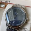 OMEGA De Ville Prestige 39.5mm SS A+F 1:1 Best Edition Black Granular Dial Silver Markers on Stainless Steel Strap A2500 - Super Clone Watch | 1:1 Best Version