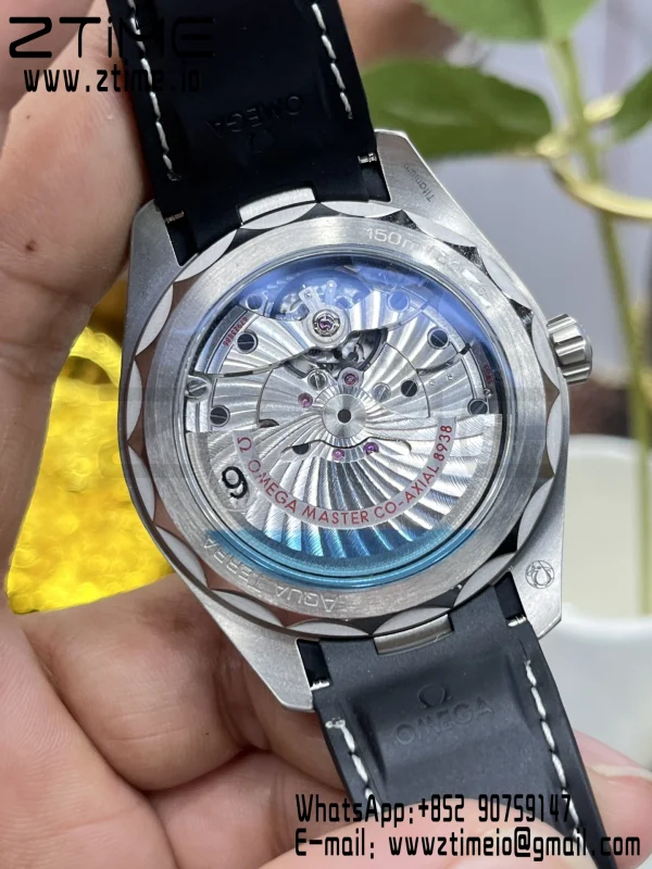 OMEGA Aqua Terra GMT Worldtimer 43mm Titanium VSF 1:1 Best Edition on Rubber Strap  A8938 Super Clone - Super Clone Watch | 1:1 Best Version