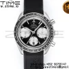 OMEGA Speedmaster Racing Master SS HKF Best Edition Quadrante nero/bianco su cinturino in gomma nera A7750 - Orologio super clone | Versione migliore 1:1