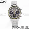 OMEGA Speedmaster Racing Master SS HKF Best Edition Gray/Black Dial on SS Bracelet A7750 - Super Clone Watch | 1:1 Best Version