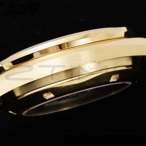 OMEGA Speedmaster Moonwatch in Moonshine Gold YG RMF Best Edition YG Dial on Black Rubber Strap Manual Chrono - Super Clone Watch | 1:1 Best Version