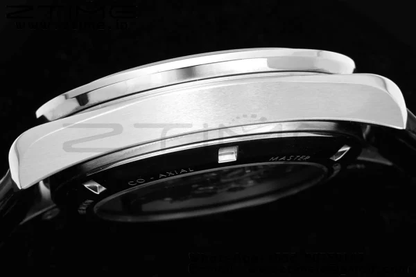 OMEGA Speedmaster Moonwatch in Moonshine SS RMF Best Edition White Dial on Black Leather Strap Manual Chrono - Super Clone Watch | 1:1 Best Version
