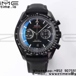OMEGA Speedmaster “Dark Side of The Moon” Real Ceramic OMF 1:1 Best Edition on Nylon Strap A9300 - Super Clone Watch | 1:1 Best Version
