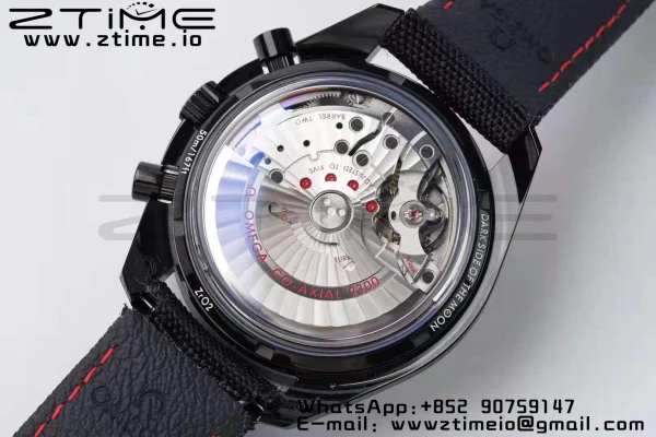 OMEGA Speedmaster “Dark Side of The Moon” Real Ceramic OMF 1:1 Best Edition on Nylon Strap A9300 - Super Clone Watch | 1:1 Best Version