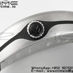 Franck Muller Vanguard V45 SS ABF Best Edition Musta Dial vaaleanpunainen punainen numeromerkit musta nahkahihna A2824 - Super Clone Watch | 1:1 Paras versio