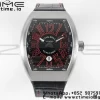 フランク・ミュラー ヴァンガード V45 SS ABF ベストエディション ブラックダイアル、レッドヌメラルマーカー、ブラックレザーストラップ A2824 - スーパークローンウォッチ｜1:1 ベストバージョン