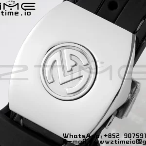 Franck Muller Vanguard V45 SS OXF ABF Best Edition Black Textured Dial Diamonds Markers on Black Gummy Strap A2824 - Super Clone Watch | 1:1 Best Version