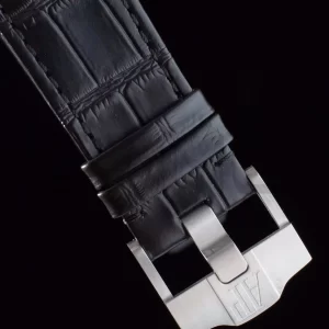 AP Royal Oak Offshore 44mm SS APF 1:1 Best Edition Black Checkered Dial on Black Leather Strap A3126 - Super Clone Watch | 1:1 Best Version