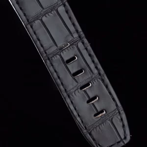 AP Royal Oak Offshore 44mm SS APF 1:1 Best Edition Cadran negru în carouri Lună ceramică pe curea din piele neagră A3126 - Super Clone Watch | 1:1 Best Version