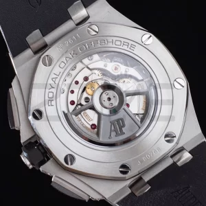AP Royal Oak Offshore 44mm SS Ceramic Bezel APF 1:1 Best Edition White Dial on Rubber Strap A3126 - Super Clone Watch | 1:1 Best Version