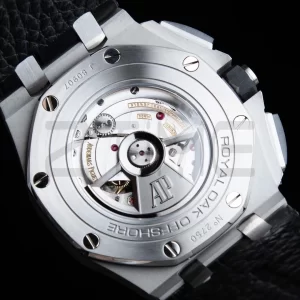 AP ロイヤルオーク オフショア 42mm SS APF 1:1 ベスト・エディション ブラックレザーストラップ グレー・チェッカーダイヤル A3126 - スーパークローン・ウォッチ｜1:1 ベスト・バージョン