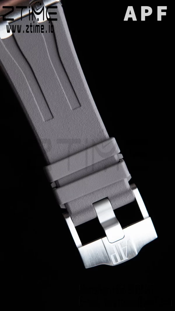 AP Royal Oak Offshore 44 mm sort keramik APF 1:1 Best Edition grå urskive på sort gummirem A3126 - Super Clone Watch | 1:1 Best Version