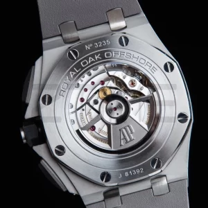 AP Royal Oak Offshore 44 mm sort keramik APF 1:1 Best Edition grå urskive på sort gummirem A3126 - Super Clone Watch | 1:1 Best Version