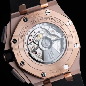 AP Royal Oak Offshore 44mm RG Keraaminen Kehys APF 1:1 Best Edition Harmaa Dial kumihihna A3126 - Super Clone Watch | 1:1 Paras versio