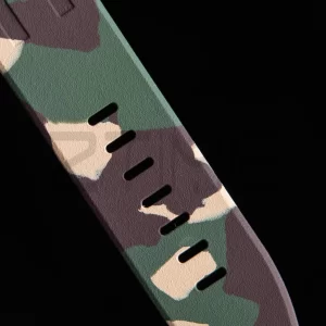 AP Royal Oak Offshore 44mm SS Green Ceramic Bezel APF 1:1 Best Edition Green/Silver Dial on Camo Rubber Strap A7750 - Super Clone Watch | 1:1 Best Version