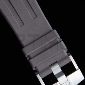 AP Royal Oak Offshore 44mm SS Black Ceramic Bezel APF 1:1 Best Edition Gray/Blue Dial on Gray Rubber Strap A3126 - Super Clone Watch | 1:1 Best Version