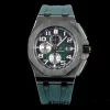 AP Royal Oak Offshore 2020 44mm APF 1:1 Best Edition Green Ceramic Bezel on Rubber Strap A3126 - Super Clone Watch | 1:1 Best Version