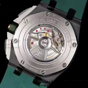 AP ロイヤルオーク オフショア 2020 44mm APF 1:1 ベスト・エディション ラバーストラップ グリーン・セラミック・ベゼル A3126 - スーパークローン・ウォッチ｜1:1 ベスト・バージョン