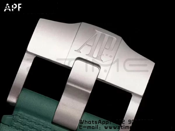 AP ロイヤルオーク オフショア 2020 44mm APF 1:1 ベスト・エディション ラバーストラップ グリーン・セラミック・ベゼル A3126 - スーパークローン・ウォッチ｜1:1 ベスト・バージョン