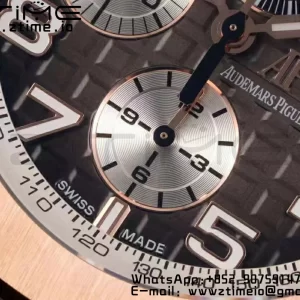 AP Royal Oak Offshore 2020 44mm APF 1:1 Best Edition RG Lünette auf Kautschukband A3126 - Super Clone Uhr | 1:1 Best Version