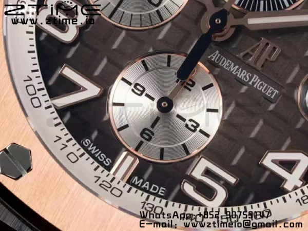 AP Royal Oak Offshore 2020 44mm APF 1:1 Best Edition RG Lünette auf Kautschukband A3126 - Super Clone Uhr | 1:1 Best Version