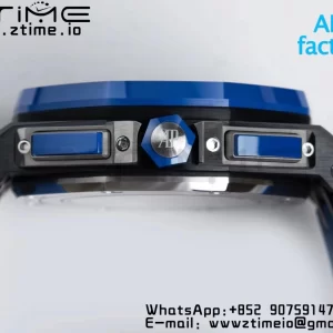 AP Royal Oak Offshore 2020 44mm APF 1:1 Best Edition Blue ceramic Bezel on Rubber Strap A3126 - Super Clone Watch | 1:1 Best Version