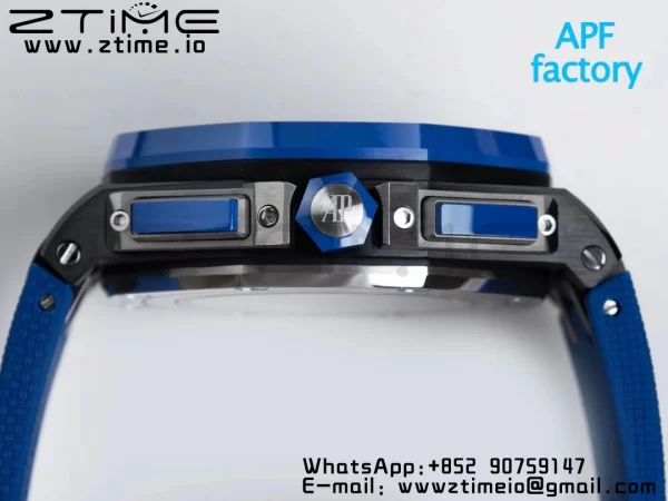 AP Royal Oak Offshore 2020 44mm APF 1:1 Best Edition Blue ceramic Bezel on Rubber Strap A3126 - Super Clone Watch | 1:1 Best Version