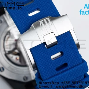 AP Royal Oak Offshore 2020 44mm APF 1:1 Best Edition Blue ceramic Bezel on Rubber Strap A3126 - Super Clone Watch | 1:1 Best Version