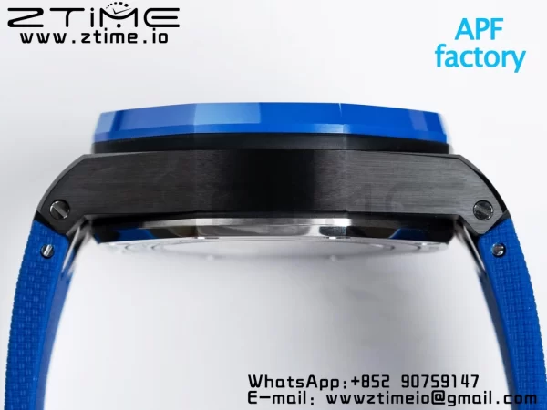 AP Royal Oak Offshore 2020 44mm APF 1:1 Best Edition Blue ceramic Bezel on Rubber Strap A3126 - Super Clone Watch | 1:1 Best Version