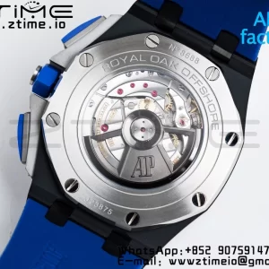 AP Royal Oak Offshore 2020 44mm APF 1:1 Best Edition Blue ceramic Bezel on Rubber Strap A3126 - Super Clone Watch | 1:1 Best Version