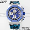 AP Royal Oak Offshore 44mm Azul Bisel Cerámico APF 1:1 Mejor Edición Esfera Azul con Correa de Caucho A3126 - Super Clone Watch | 1:1 Mejor Versión