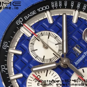 AP Royal Oak Offshore 44mm Μπλε κεραμικό πλαίσιο APF 1:1 Best Edition Μπλε καντράν με καουτσούκ λουράκι A3126 - Super Clone Watch | 1:1 Best Version