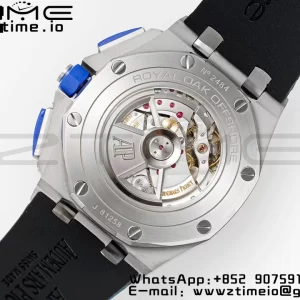 AP Royal Oak Offshore 44mm Μπλε κεραμικό πλαίσιο APF 1:1 Best Edition Μπλε καντράν με καουτσούκ λουράκι A3126 - Super Clone Watch | 1:1 Best Version