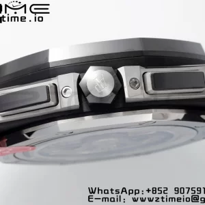 AP Royal Oak Offshore 44mm Black Ceramic APF 1:1 Best Edition Gray Dial on Black Rubber Strap A3126 - Super Clone Watch | 1:1 Best Version