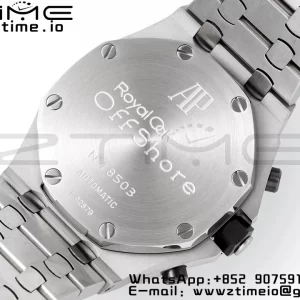 AP Royal Oak Offshore 42mm White Dial APF 1:1 Best Edition on SS Bracelet A3126 - Super Clone Watch | 1:1 Best Version