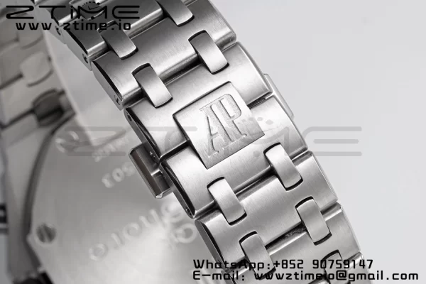AP Royal Oak Offshore 42mm White Dial APF 1:1 Best Edition on SS Bracelet A3126 - Super Clone Watch | 1:1 Best Version