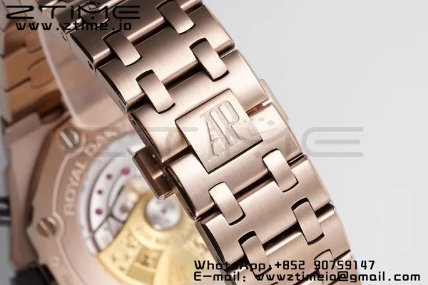 AP Royal Oak Offshore 42mm RG Dial APF 1:1 Best Edition on RG Bracelet A3126 - Super Clone Watch | 1:1 Best Version