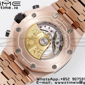 AP Royal Oak Offshore 42mm RG Dial APF 1:1 Best Edition on RG Bracelet A3126 - Super Clone Watch | 1:1 Best Version