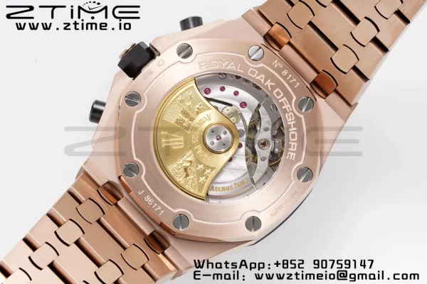 AP Royal Oak Offshore 42mm RG Dial APF 1:1 Best Edition on RG Bracelet A3126 - Super Clone Watch | 1:1 Best Version