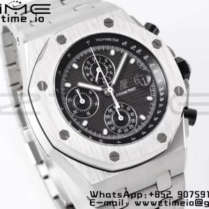 AP Royal Oak Offshore 42mm Blue/White Dial APF 1:1 Best Edition on SS Bracelet A3126 - Super Clone Watch | 1:1 Best Version