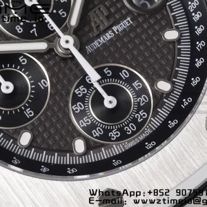 AP Royal Oak Offshore 42mm Blue/White Dial APF 1:1 Best Edition on SS Bracelet A3126 - Super Clone Watch | 1:1 Best Version