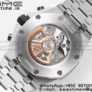 AP Royal Oak Offshore 42mm Blue/White Dial APF 1:1 Best Edition on SS Bracelet A3126 - Super Clone Watch | 1:1 Best Version