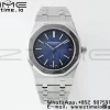 AP Royal Oak 39mm 15202 SS IPF 1:1 Best Edition Blue/Black Textured Dial on SS Bracelet A2121 - Super Clone Watch | 1:1 Best Version