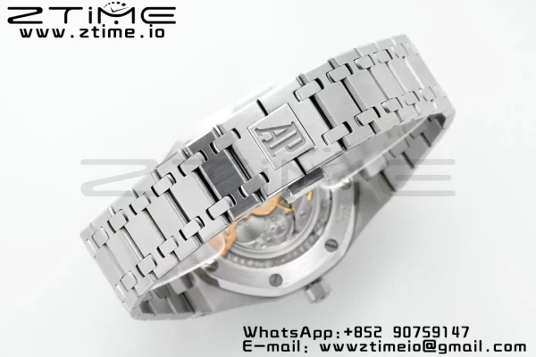 AP Royal Oak 39mm 15202 SS IPF 1:1 Best Edition Blue/Black Textured Dial on SS Bracelet A2121 - Super Clone Watch | 1:1 Best Version
