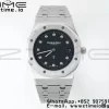 AP ロイヤルオーク 39mm 15202 SS IPF 1:1 ベスト・エディション ブラックダイアル SSブレスレット A2121 - スーパークローン・ウォッチ｜1:1 ベスト・バージョン