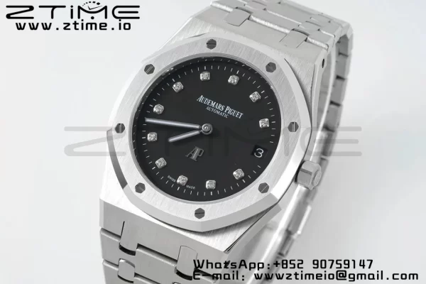 AP Royal Oak 39mm 15202 SS IPF 1:1 Best Edition Black Dial on SS Bracelet A2121 - Super Clone Watch | 1:1 Best Version